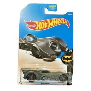 NEW Dark Gray Gotham City's Batman's Batmobile Hot Wheels Car Diecast